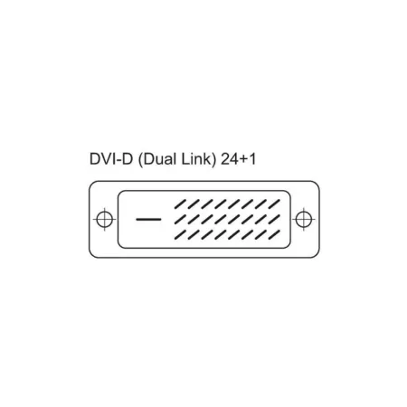 Kabel Dvi-d/dvi-d M/m 24+1 Dual Link 3m Czarny